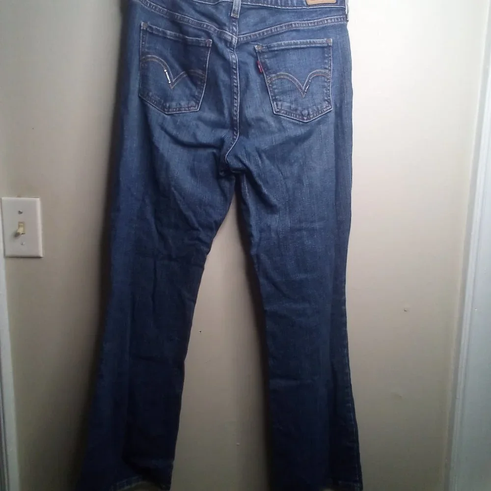 Levis 515 Boot Cut Jeans 10 S Women Blue